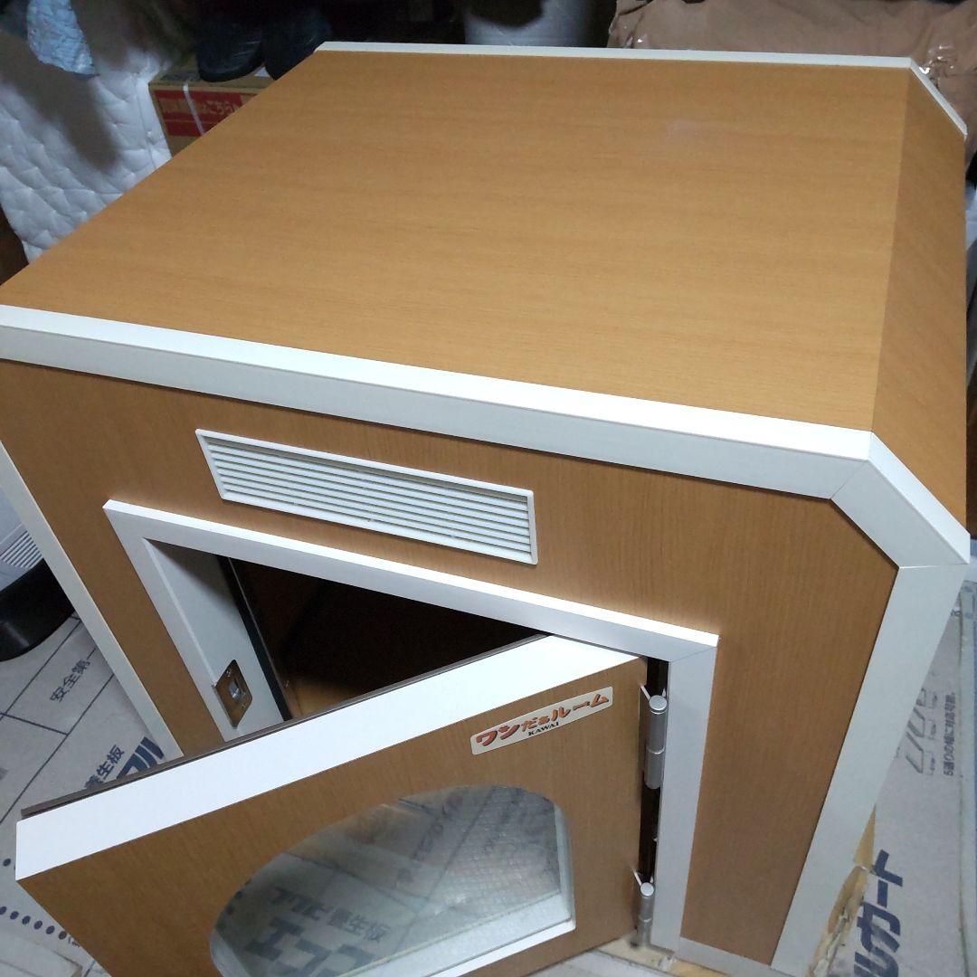 犬用木製ケージ 角型 通気口付き