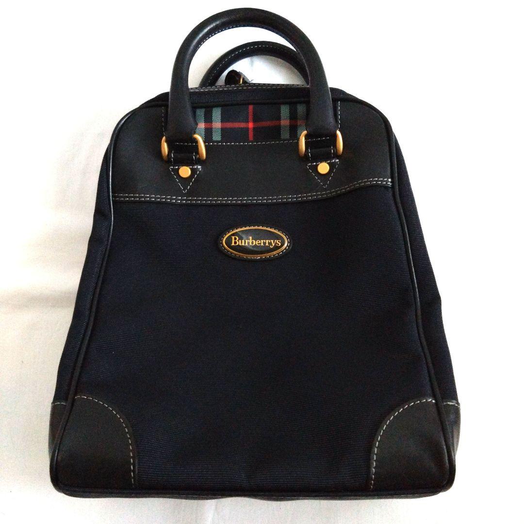 Burberry's ネイビー シューズバッグ