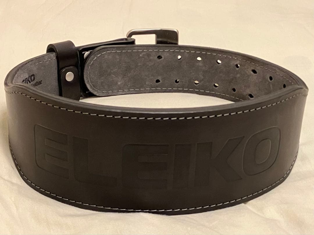 ELEIKO ウェイトリフティングレザーベルト　Sサイズ