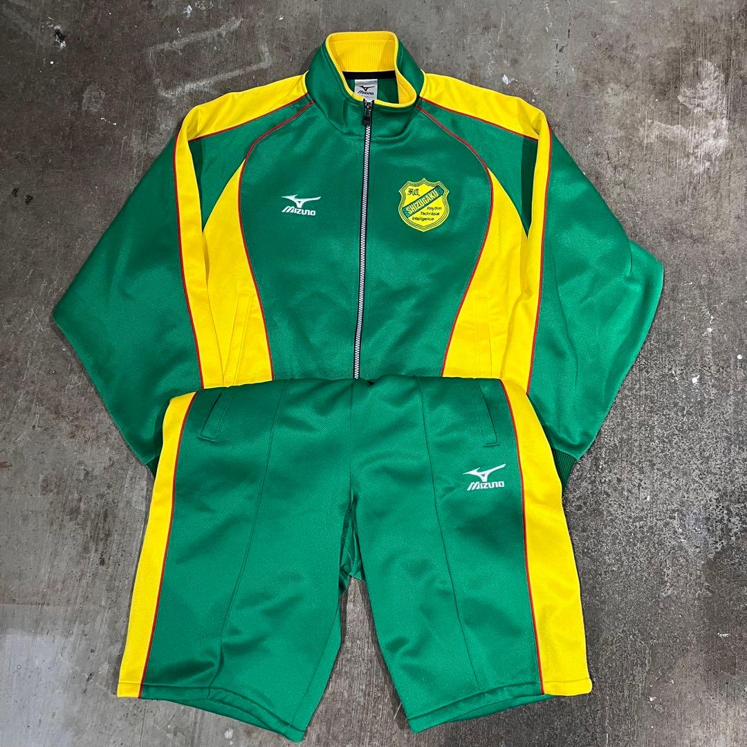 静岡学園　支給品　ジャージ　上下　SHIZUGAKU 静学　高校サッカー　緑