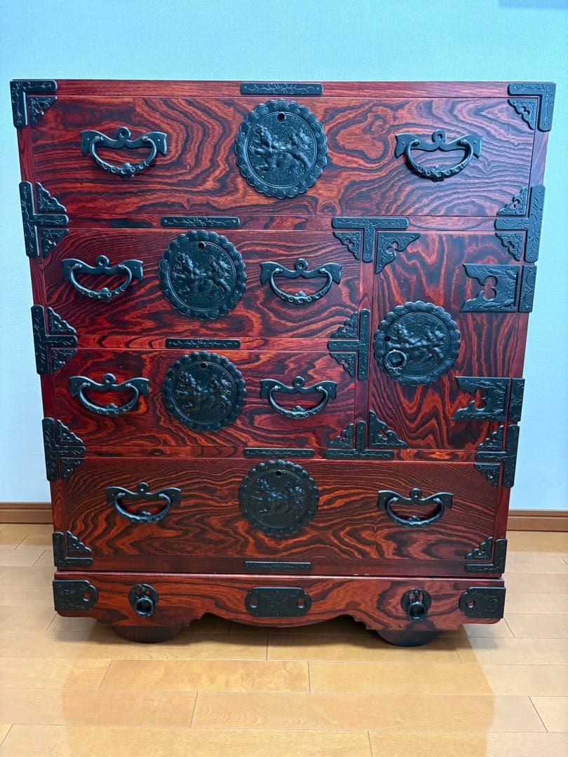 岩谷堂箪笥　みちのく小たんす(車付)