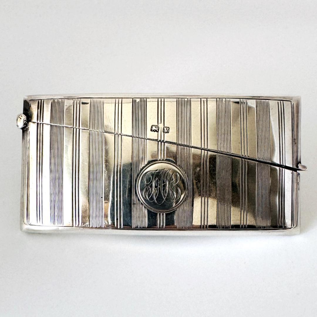 ★英国★1920年代/純銀製/カードケース/イギリス/925/バーミンガム