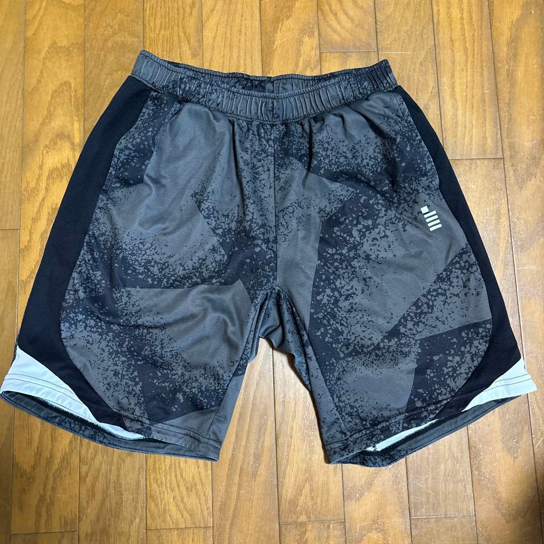 GOSEN ソフトテニス ハーフパンツ 柄パン 黒