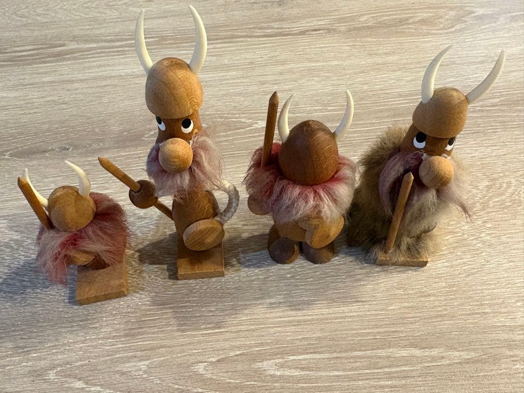 北欧 ヴィンテージ ノギンス 希少 アンティーク 置物