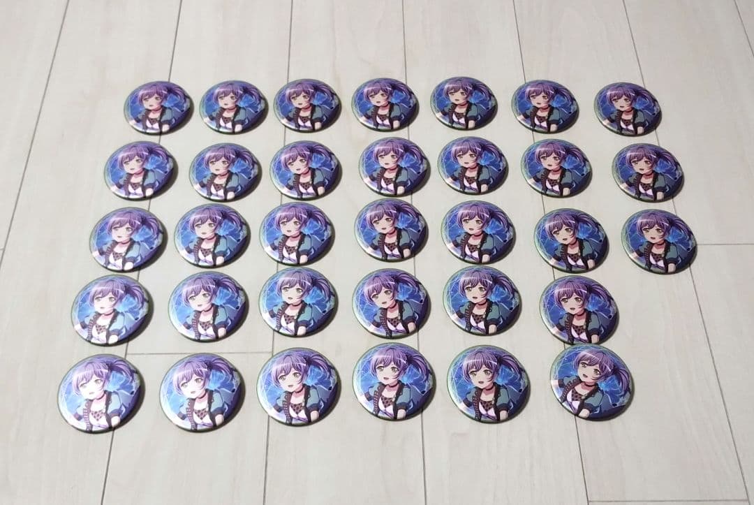 バンドリ　ガルパ　朝日六花　ロック　トレーディング缶バッジ　33個セット