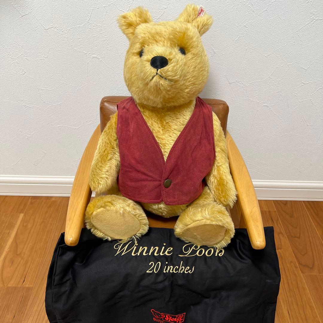 Steiff シュタイフ　Winnie Pooh ぬいぐるみ くまのプーさん
