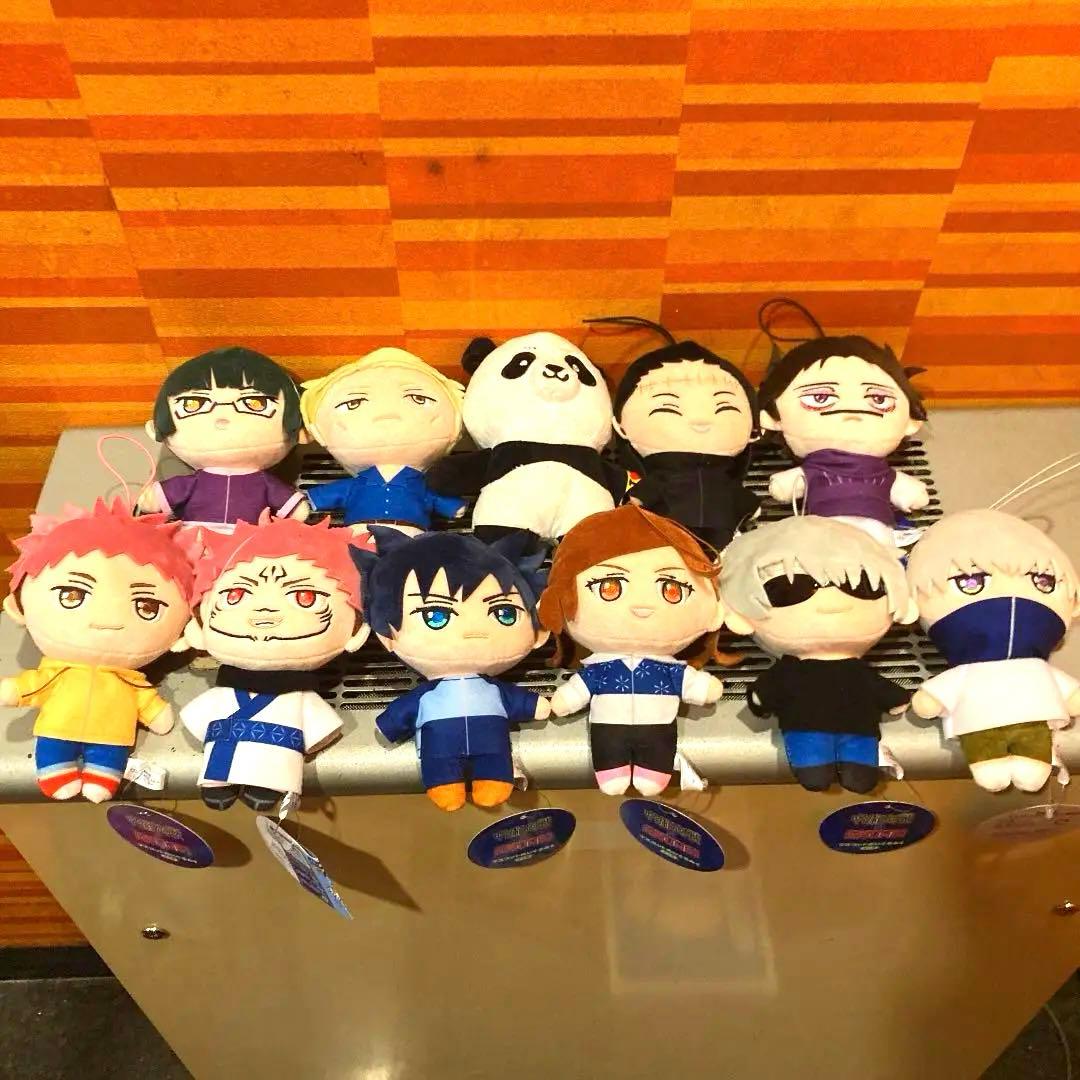 即購入可！ 呪術廻戦 ラウンドワン限定 マスコットぬいぐるみ 11種