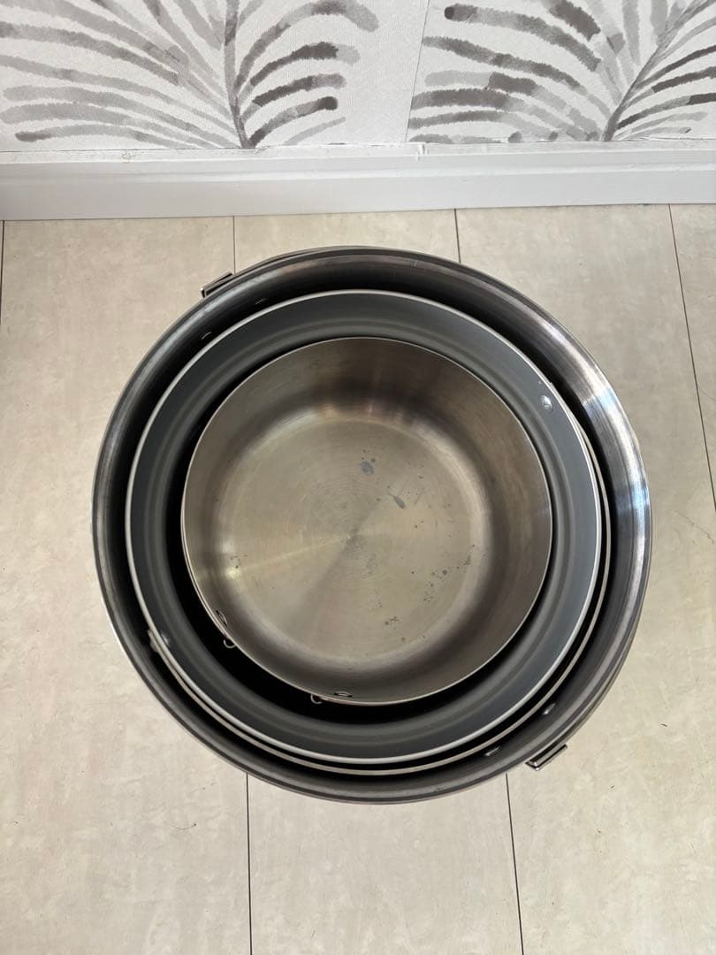 ユニフレーム　fan5DX ステンレス、アルミ調理器具セット