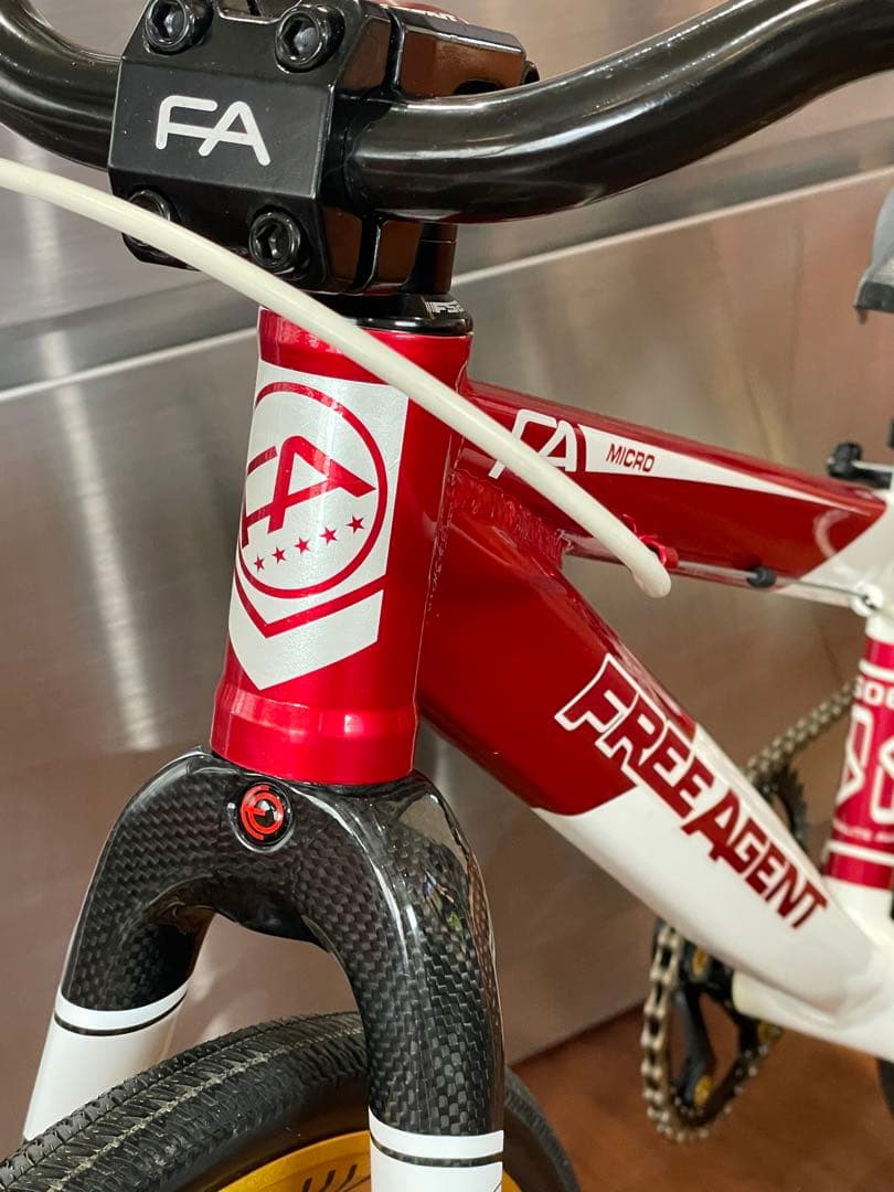 bmxレーシング レース　レーサー　カーボンフォーク　マイクロミニ　ミニ　送料込