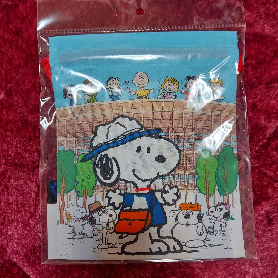 【未開封】万博会場内限定　スヌーピー　巾着&ハンカチ