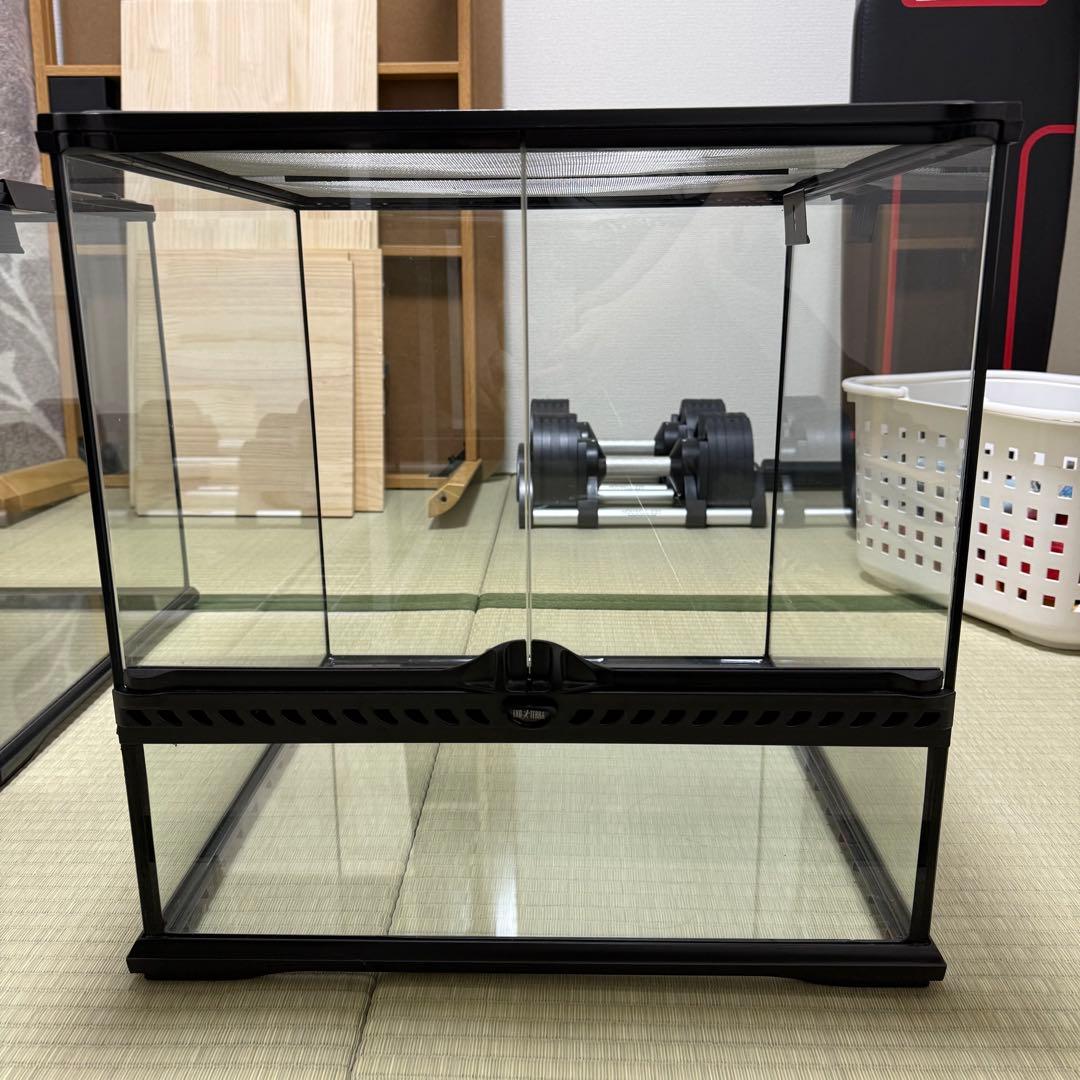 ②EXOTERRA 4545 ケージ グラステラリウム