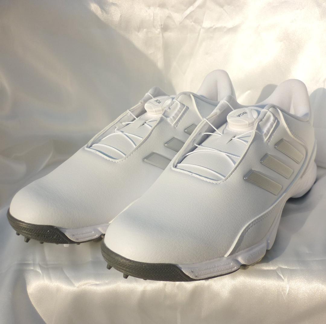 新品27.5cmアディダスゴルフ 白ゴルフシューズ LITE MAX BOA24