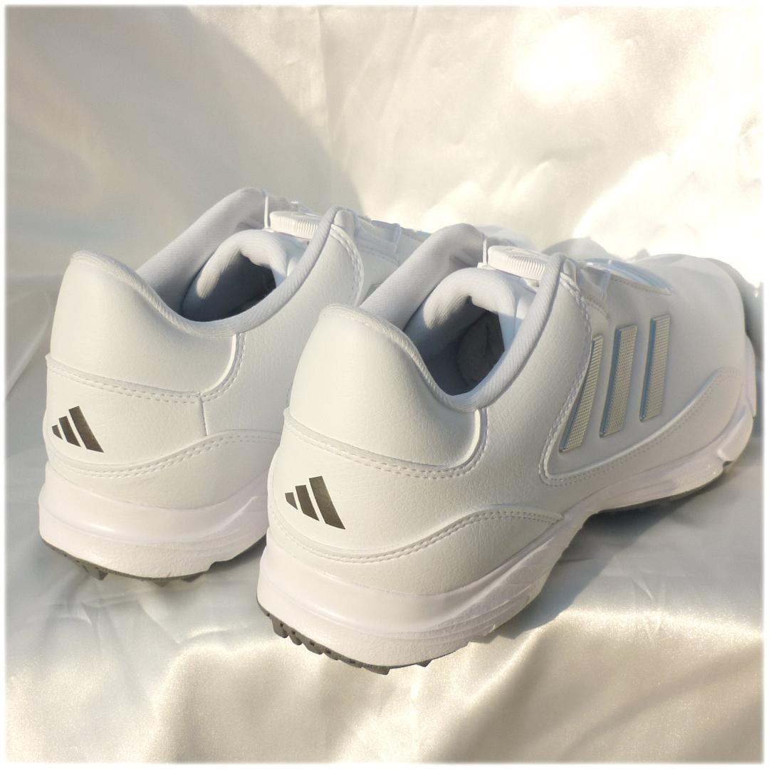新品27.5cmアディダスゴルフ 白ゴルフシューズ LITE MAX BOA24