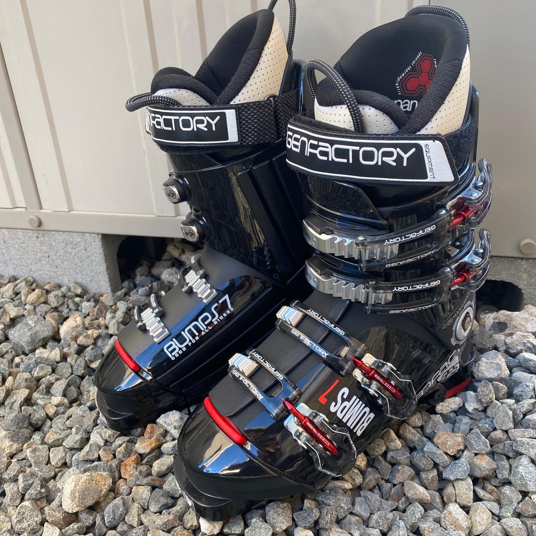 【美品_即日発送】GENFACTORY BUMPS 7 スキーブーツ26.0cm