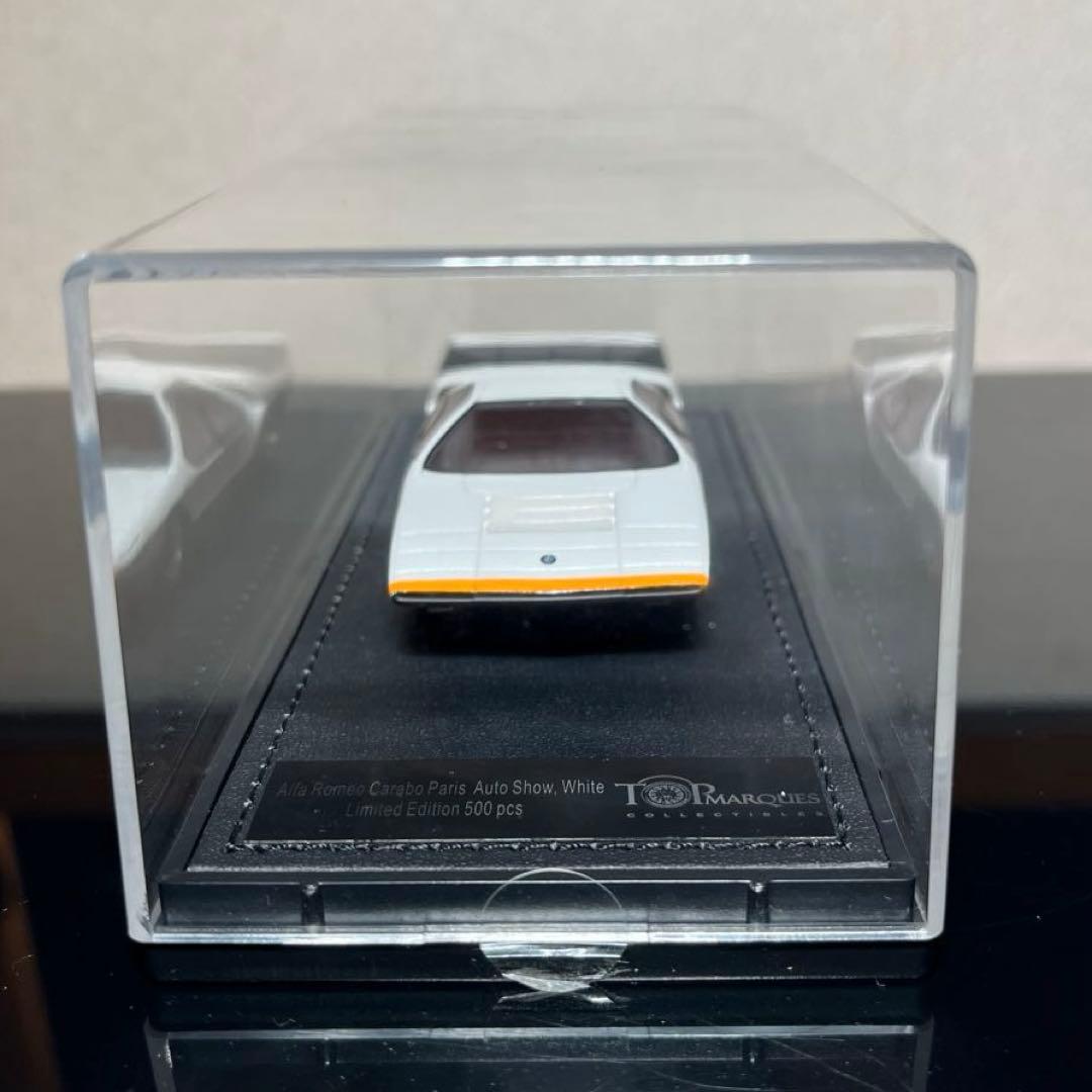 訳あり）ミニカー 1/43 トップマルケス アルファロメオ カラボ 白