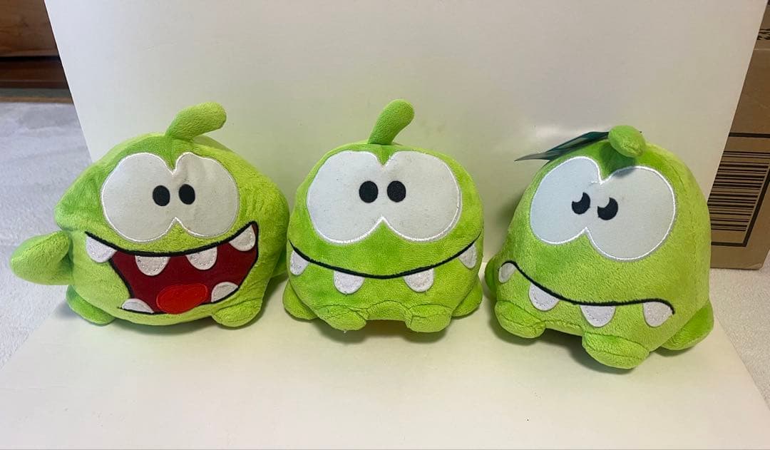 Cut the Rope オムノム Om Nom ぬいぐるみ ３点