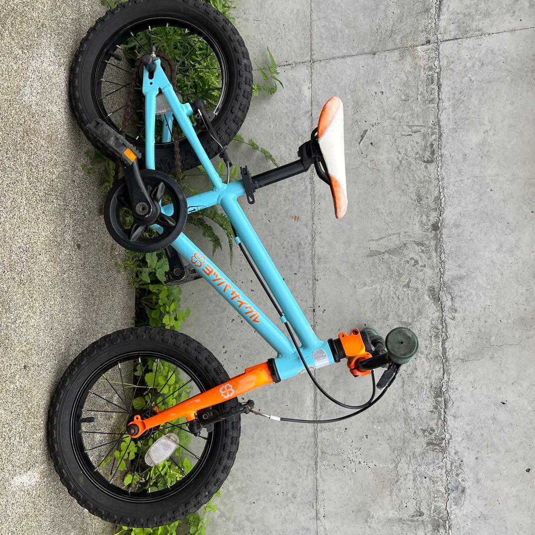 ヨツバサイクル　14インチ　ラムネブルー　東京多摩地区より