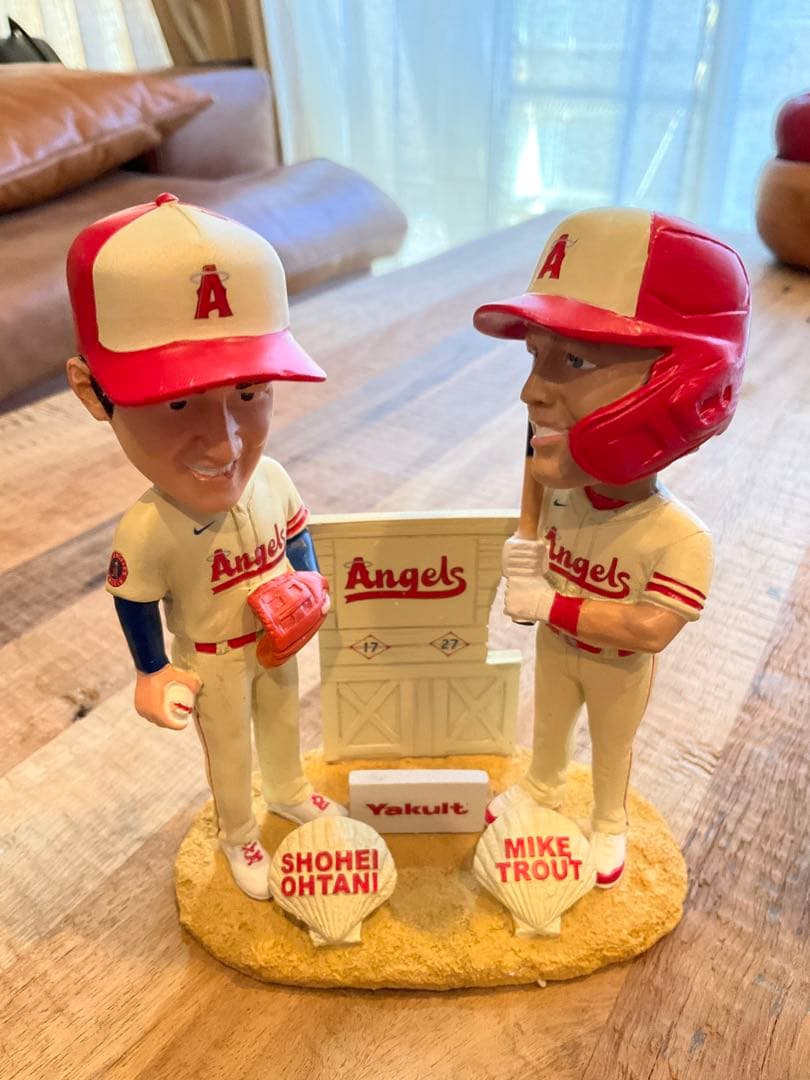 大谷翔平&マイク・トラウト シティコネクト・ダブルボブルヘッド