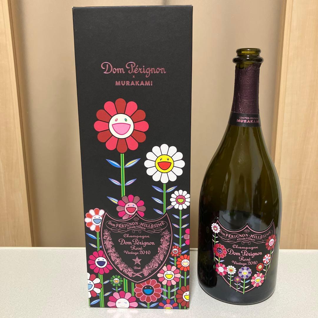 村上隆　ドンペリ　空箱、空ボトル　2010