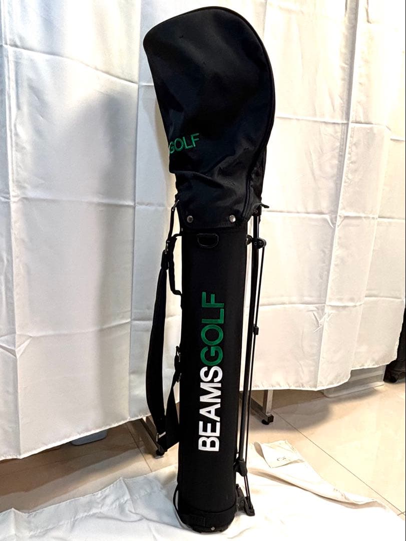 BEAMS GOLF スタンド付き キャディバッグ ブラック クラブケース