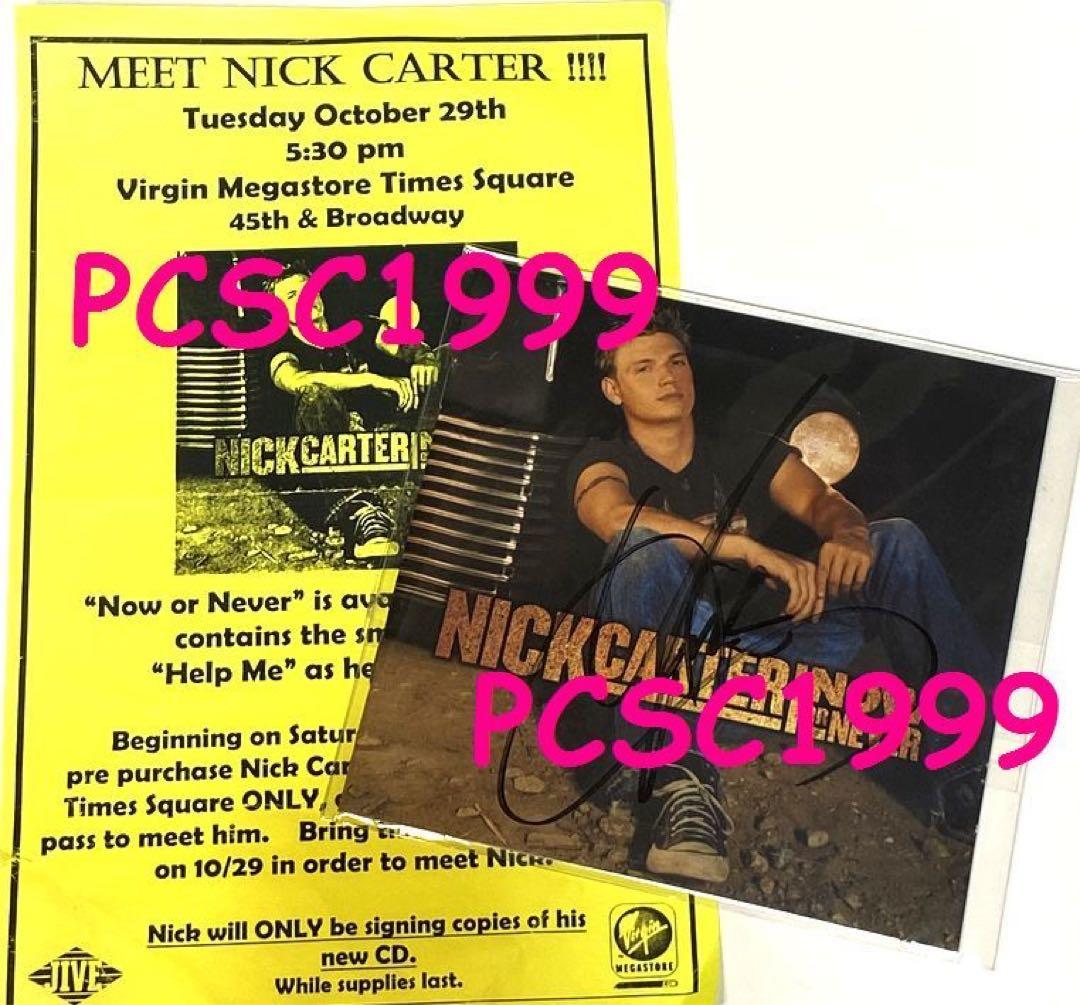 ニック・カーター Nick Cater 直筆サイン入りCDジャケット & 写真
