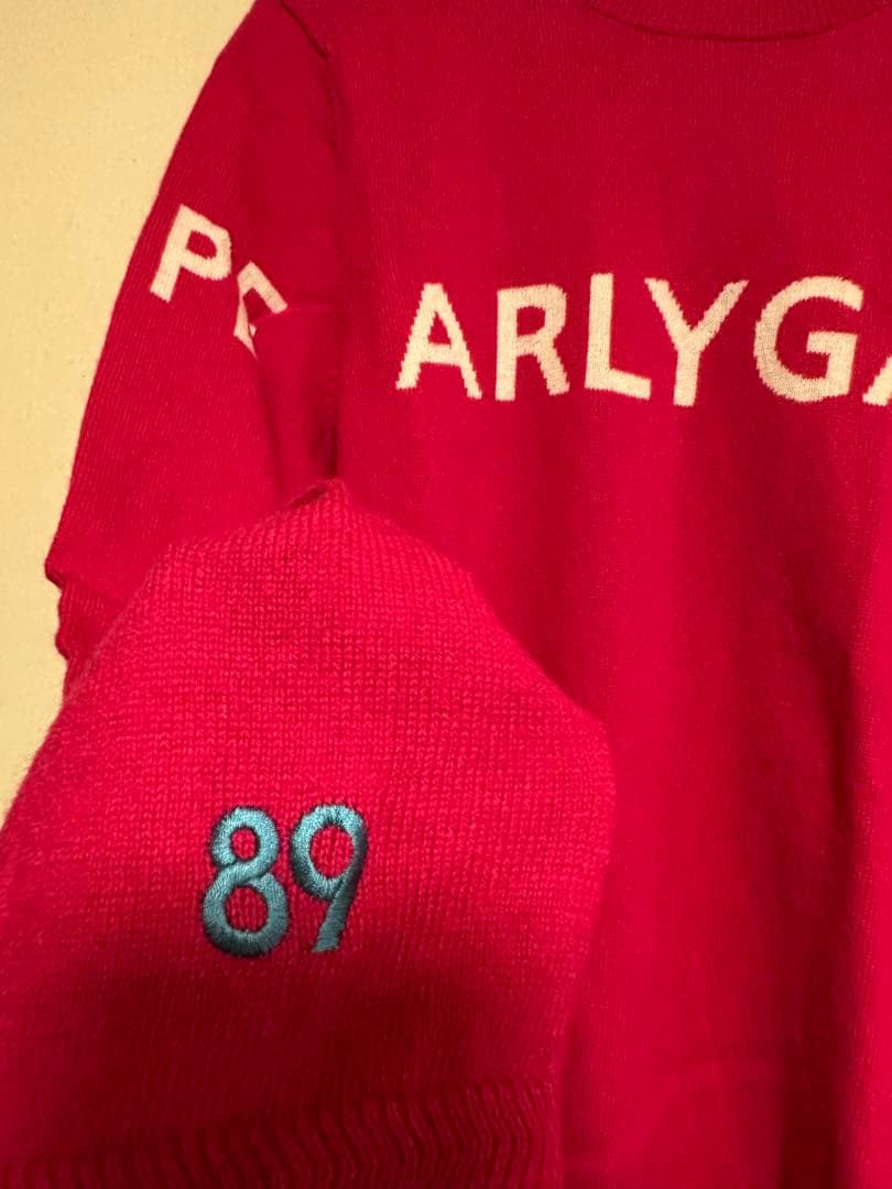 PEARLY GATES ニット　ピンク１