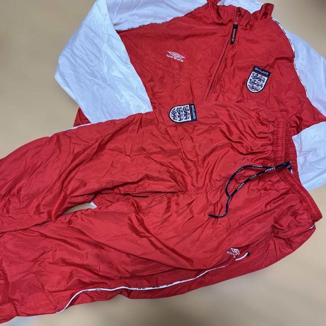 【希少品】90s 00s UMBRO イングランド代表　ジャージ　セットアップ