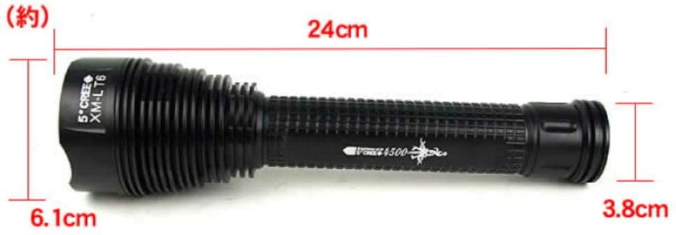 TrustFire 超高輝度 LEDライト 4500LM CREE社LED