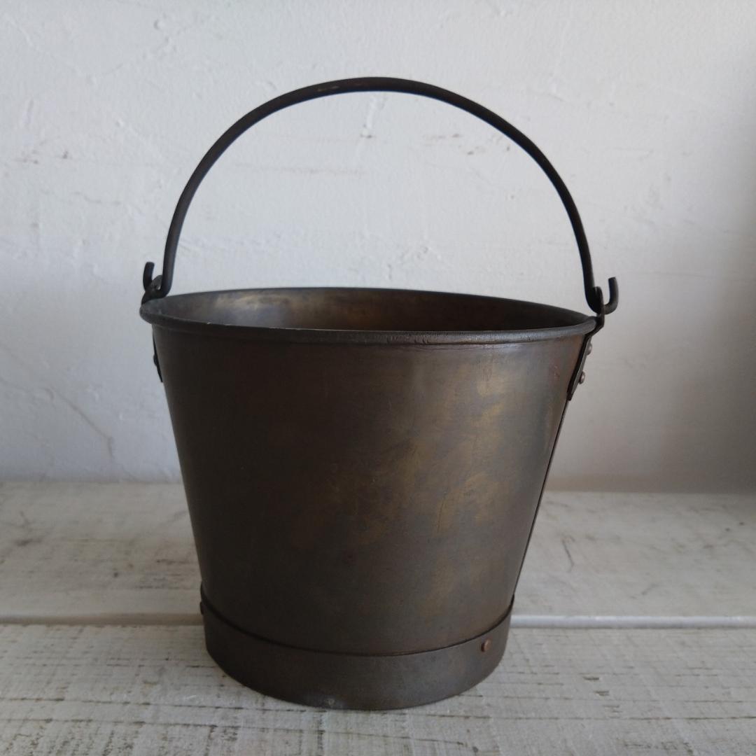 銅製　バケツ　古道具