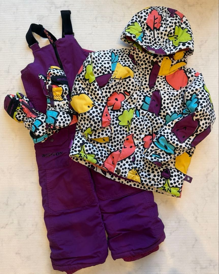 BURTON バートン　4T スキーウェア上下＋グローブSET スノーボード