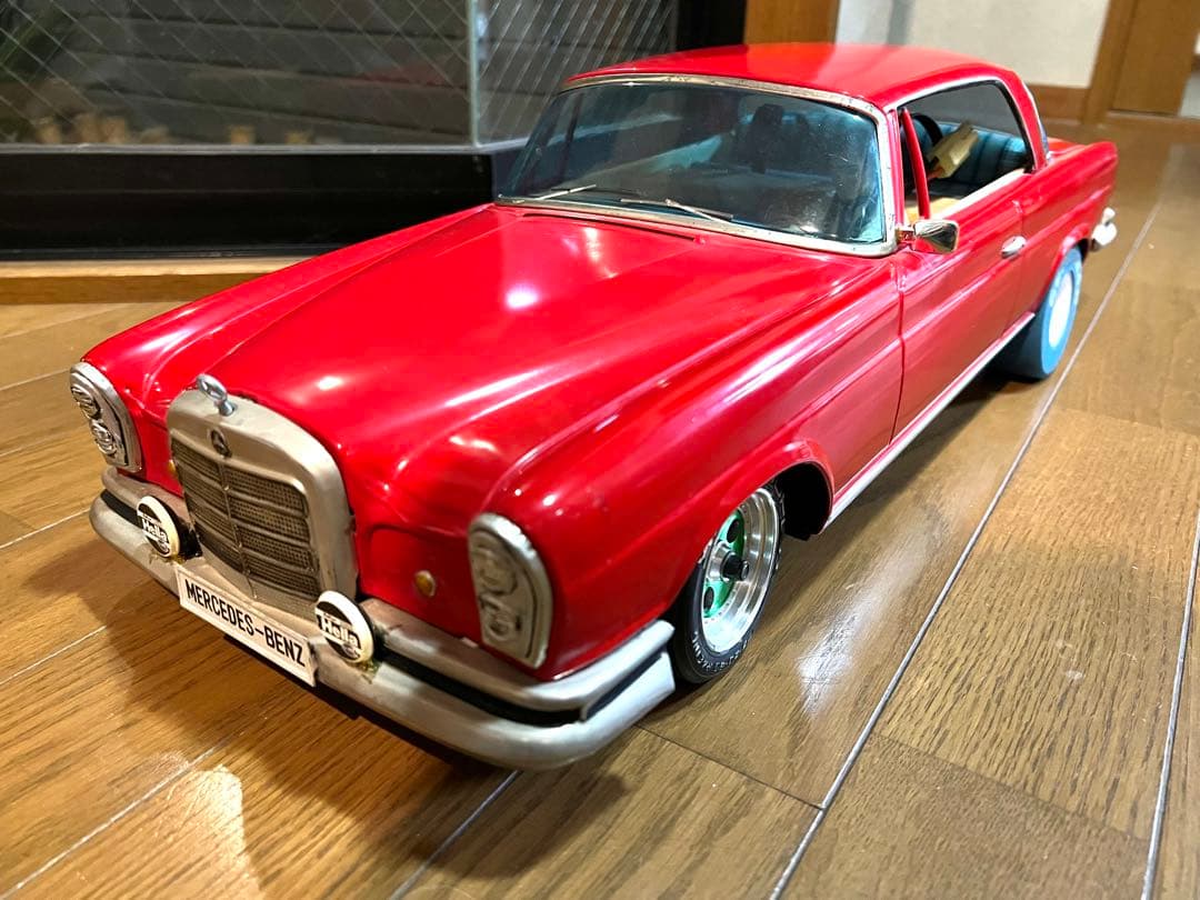 古い特大ブリキ★メルセデス ベンツ 300SE★イチコー／京商★改造★ジャンク