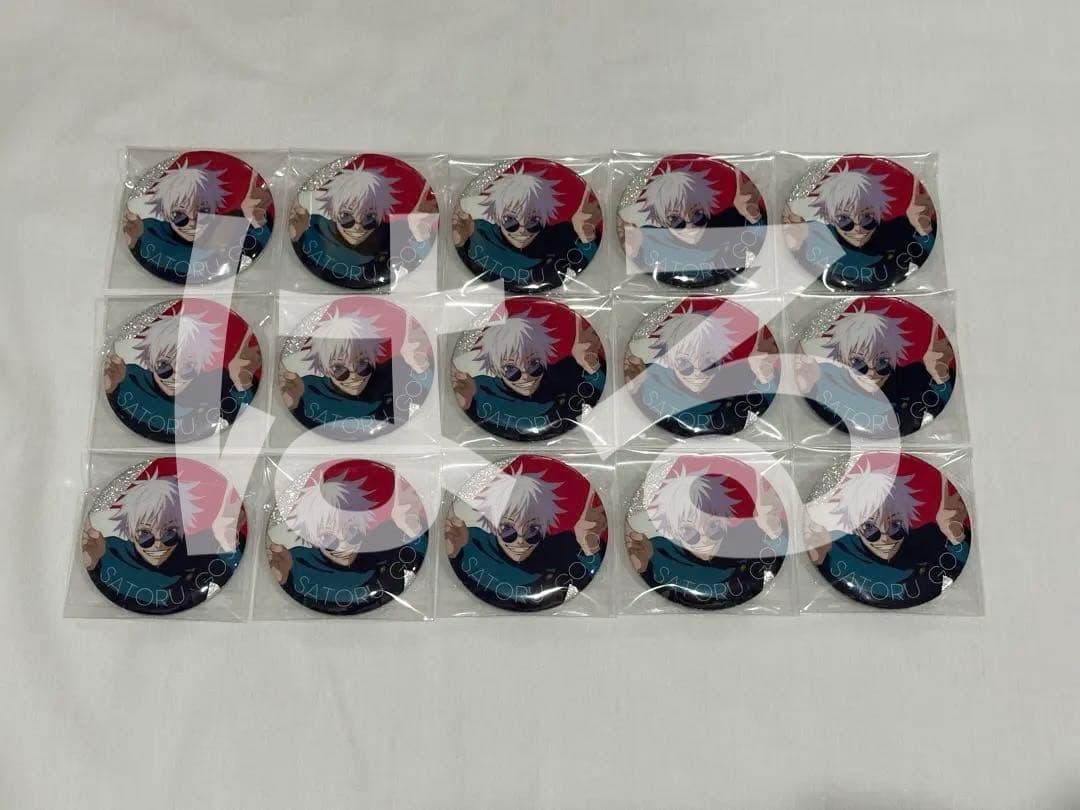 呪術廻戦 じゅじゅフェス 2024 グリッター缶バッジ 五条悟×15