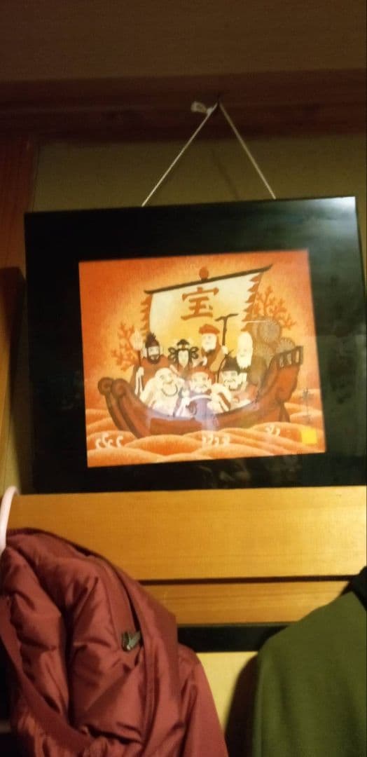 エクセルヒューマン七福神の絵画（珊瑚）