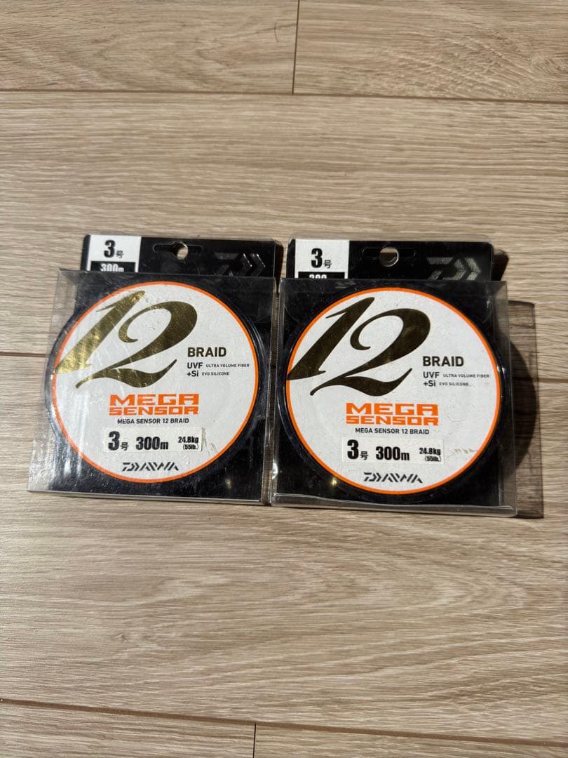 ダイワ MEGASENSOR 12Braid UV 3号 300m 2個セット