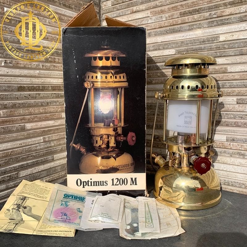 【初期モデル】OPTIMUS 1200 M 真鍮 予熱バーナー レバー式