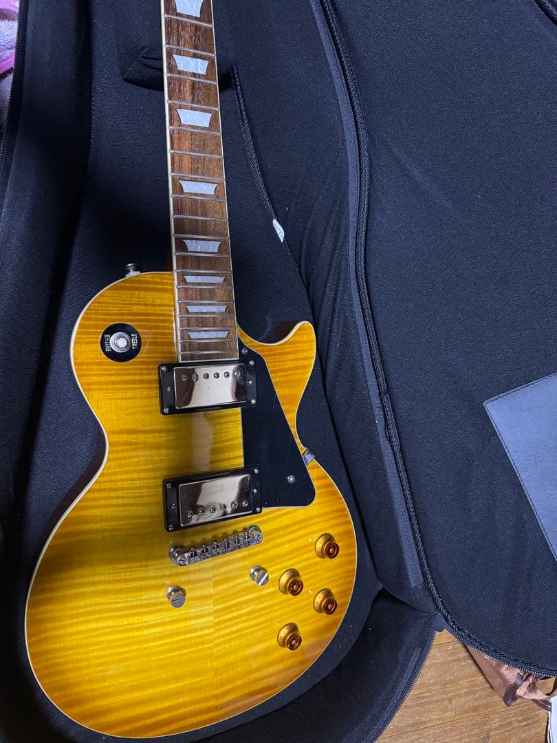 エピフォン　レスポールスタンダード　ローラーブリッジ　純正付属