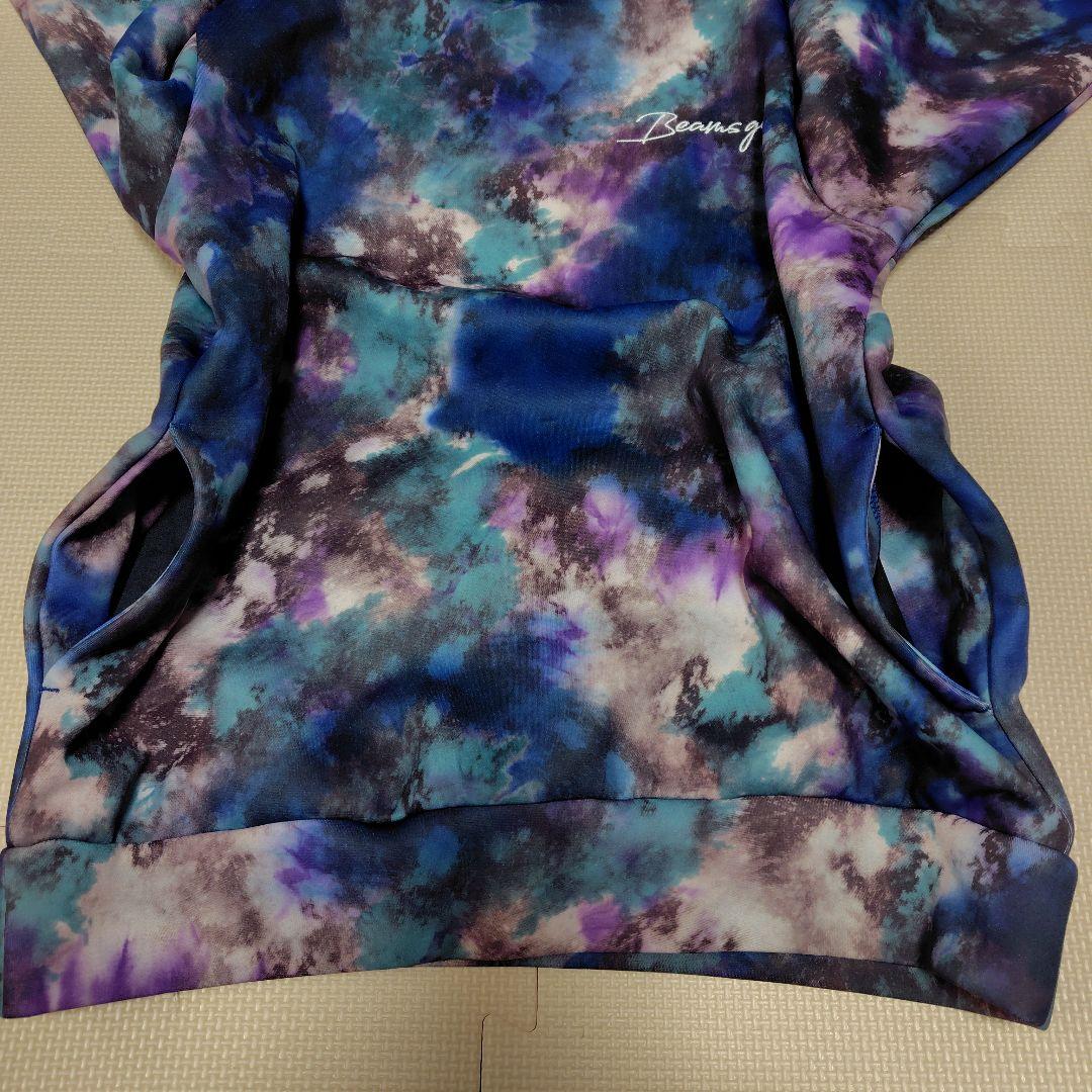 BEAMS GOLF ビームスゴルフ　タイダイ ダンボールニット パーカー