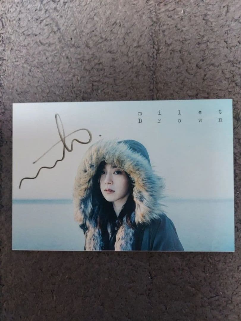 milet 直筆サイン入りポストカード