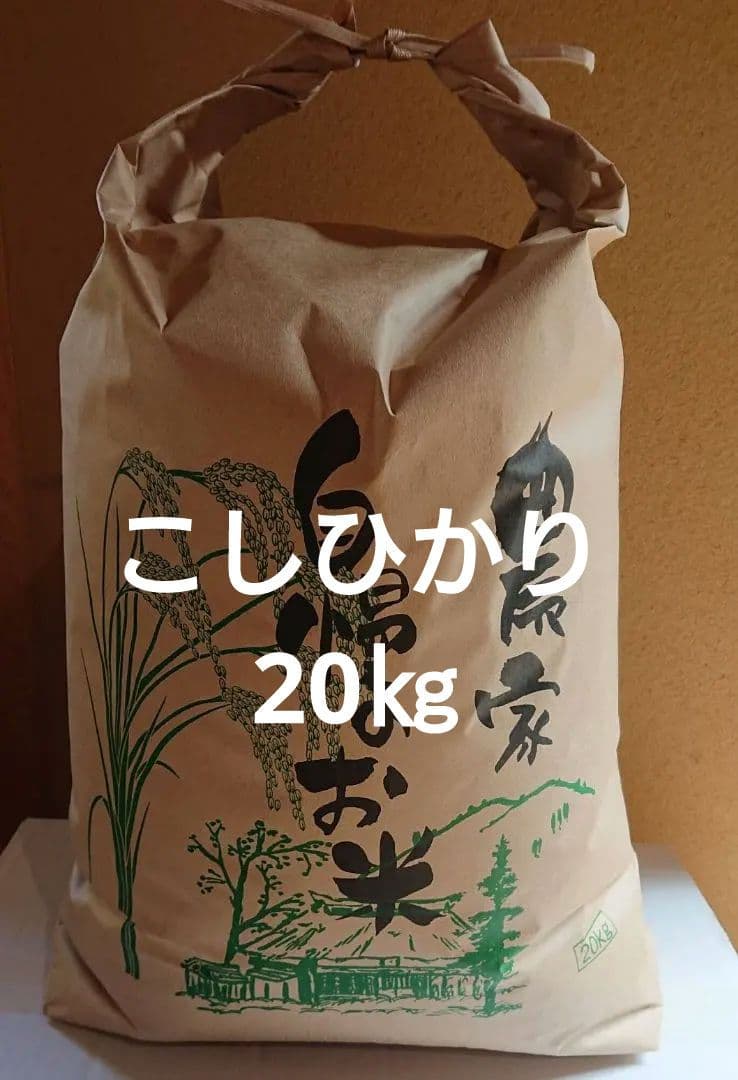 カ*ラ様 コシヒカリ 令和７年 20キロ 新鮮白米 減農薬 精米済み