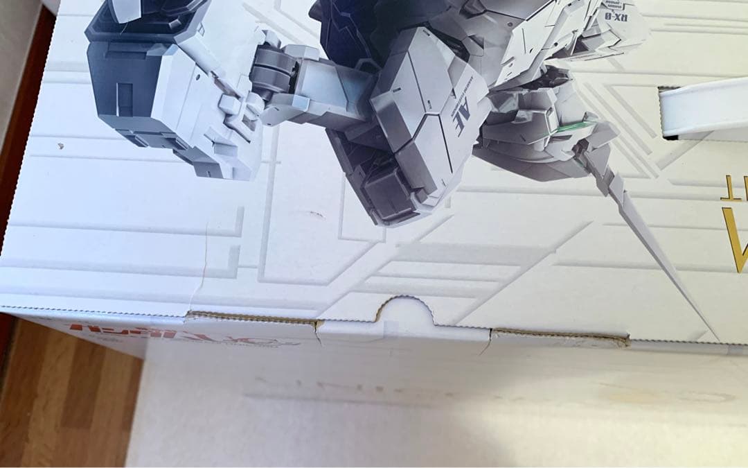 PG 1/60 RX-0 ユニコーンガンダム 未開封 新品 外箱ダメージあり