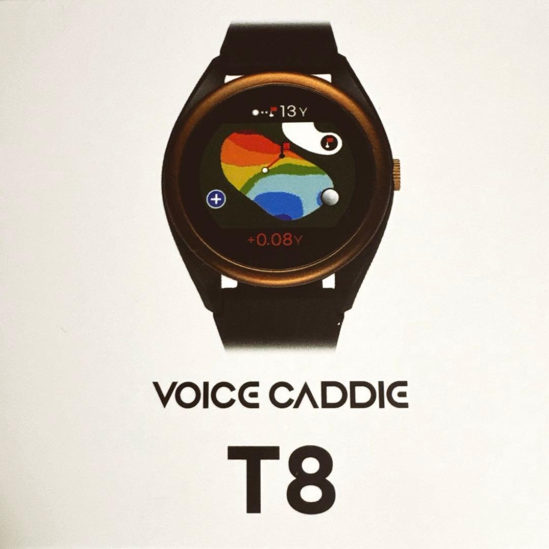ゴルフ距離計　腕時計型　VOICE CADDIE T8 GPSナビウォッチ