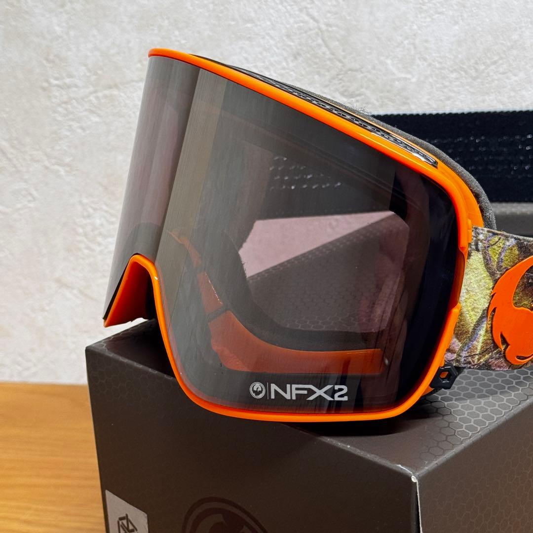 【美品】DRAGON ドラゴン ゴーグル NFX2 交換ゴーグル付き