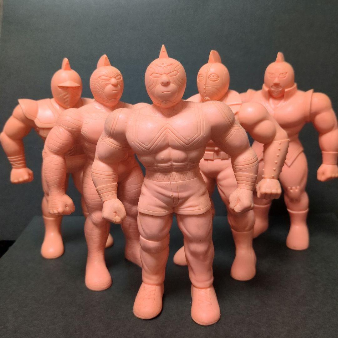 グレートマッスル　キン肉マン　キン消し　運命の王子　五王子　肌色　デカ消し　レア