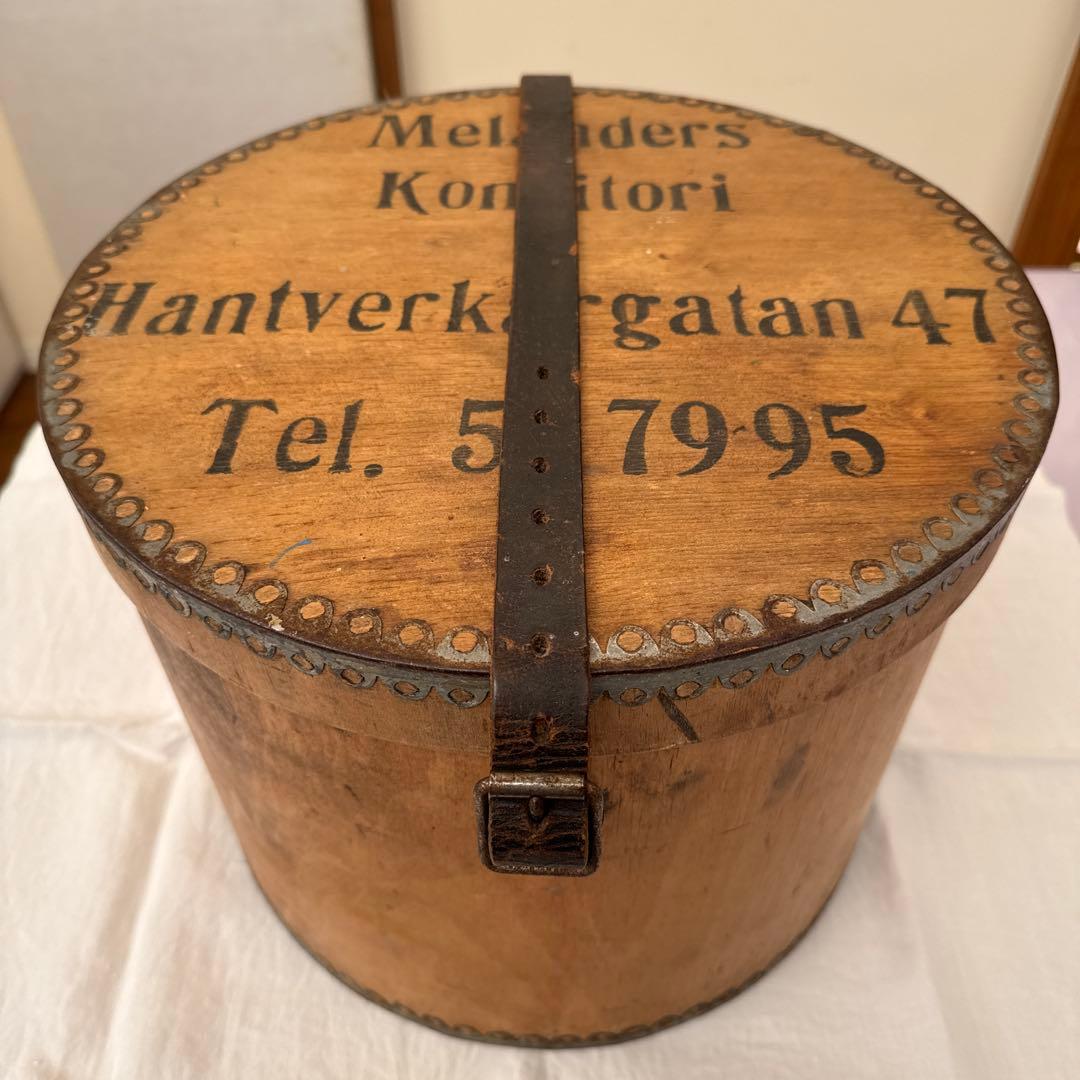 ヴィンテージ　木製ボックス 北欧