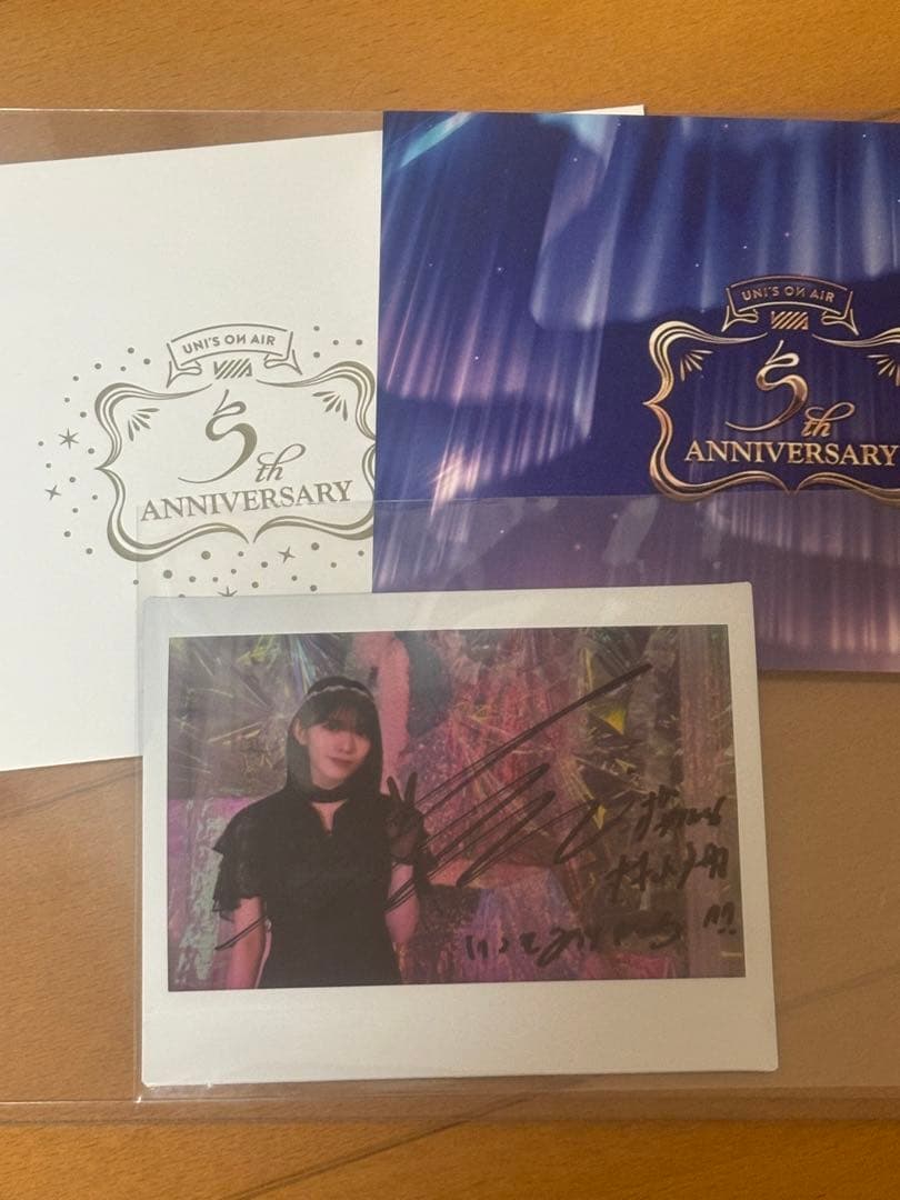 ユニエア 直筆サイン入り チェキ 村山美羽