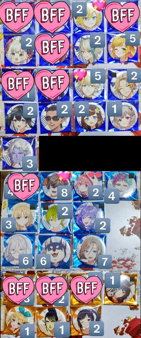 にじフェス 2023 クラスTシャツ缶バッジ