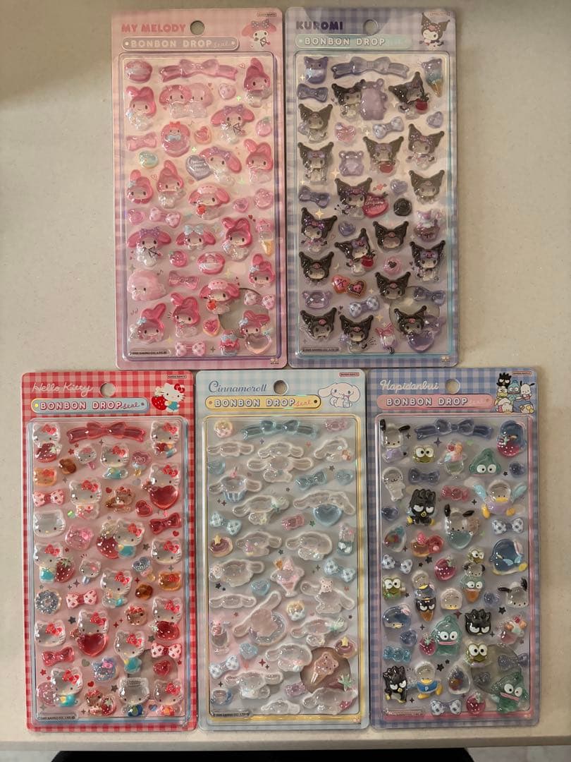 正規品　新品未使用 ボンボンドロップシール　サンリオ