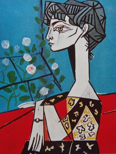 パブロ・ピカソ、Portrait of J. R. with Roses