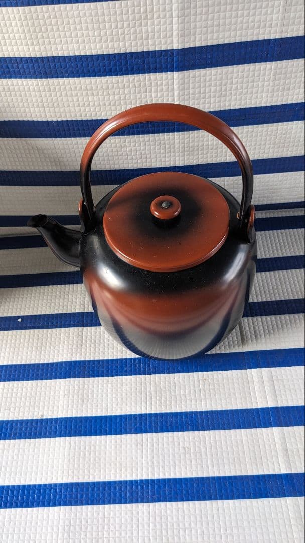 腰黒やかん　昭和レトロ