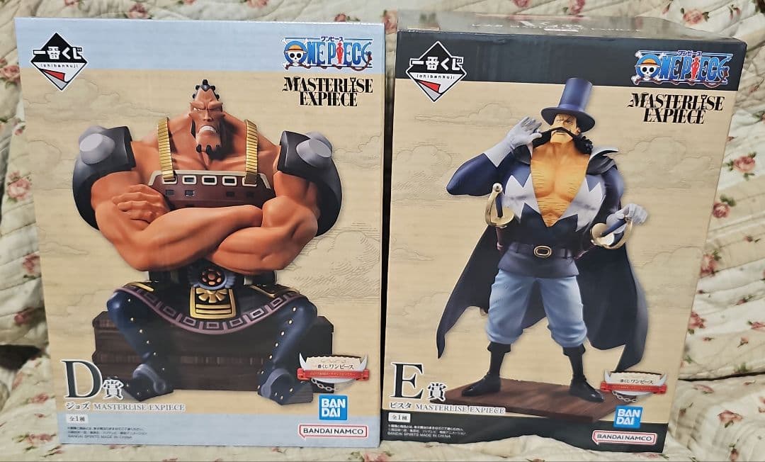 ワンピース一番くじ　白ひげ海賊団　D賞　ジョズ&E賞　ビスタ　フィギュア